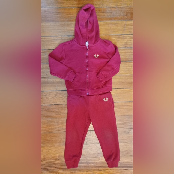 True Religion Matching Sets True Religion Toddler Set Size 2t Red 2 Piece Jacket And Pants